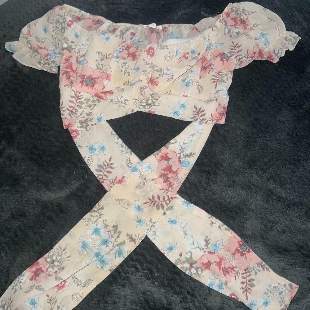 Floral Crop Top